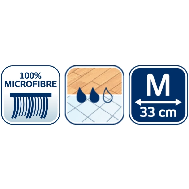 Funda de mopa de microfibra de repuesto Clean & Compact M Leifheit