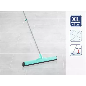 Escurridor de suelos Classic Aqua Collect LEIFHEIT con mango telescópico, 45 cm, verde/blanco