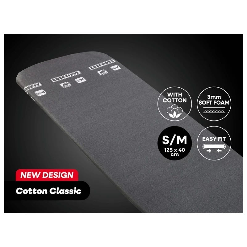 LEIFHEIT funda de tabla de planchar Cotton Comfort S/M 125x40 cm