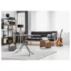 Leifheit Classic M tabla de planchar negra 120x38 cm con soporte fijo para la plancha y funda de algodón