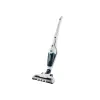 LEIFHEIT Rotaro PowerVac 2en1 aspirador de escoba inalámbrico, 20V Li-Ion, 40 min de autonomía, cepillo LED, blanco/gris/azul
