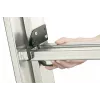 Hailo ProfiStep duo 7209-007 escalera combinada de aluminio, 2x9 peldaños, altura de trabajo máx. 5,15 m, plata