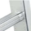 Hailo ProfiStep duo 7218-007 escalera de tijera de aluminio, 2x25 peldaños, altura de trabajo máx. 9,5 m, plata