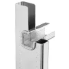 Hailo ProfiStep duo 7218-007 escalera de tijera de aluminio, 2x25 peldaños, altura de trabajo máx. 9,5 m, plata