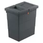 HAILO FlexBox S contenedor de residuos de pared 7L gris oscuro