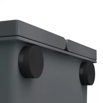 HAILO FlexBox S contenedor de residuos de pared 7L gris oscuro