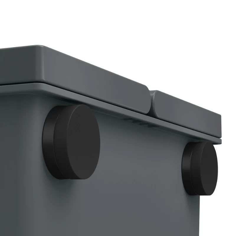 HAILO FlexBox S contenedor de residuos de pared 7L gris oscuro