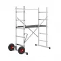 HAILO andamio HobbyStep H3 acero 2x5 peldaños plataforma de trabajo plegable