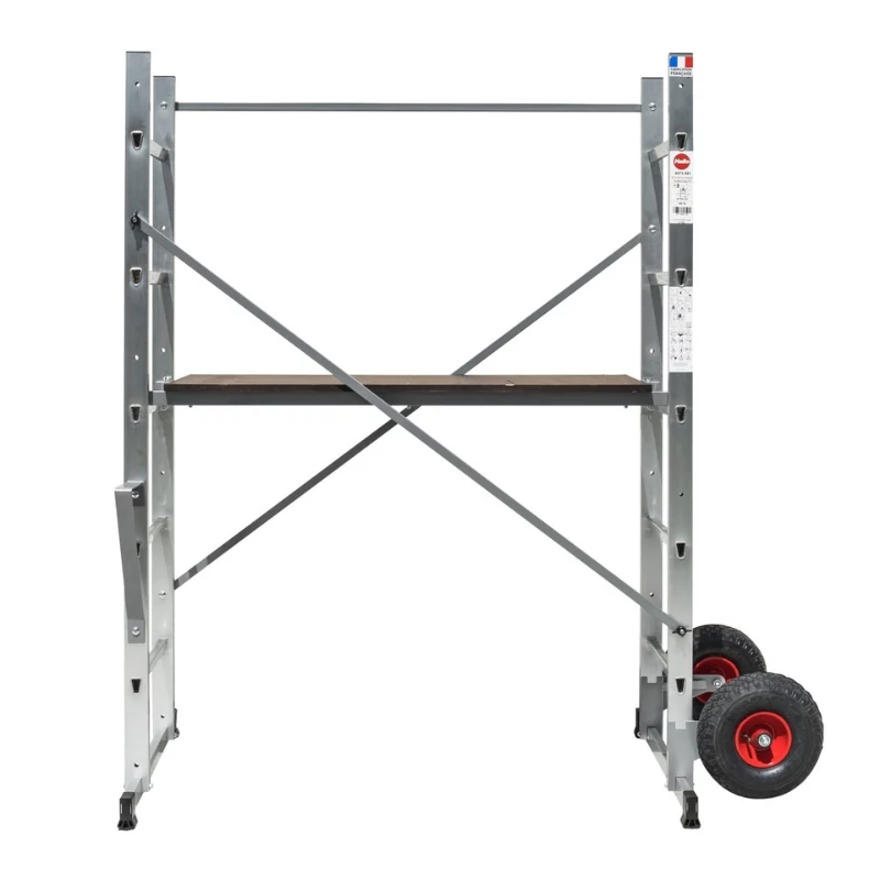 HAILO andamio HobbyStep H3 acero 2x5 peldaños plataforma de trabajo plegable