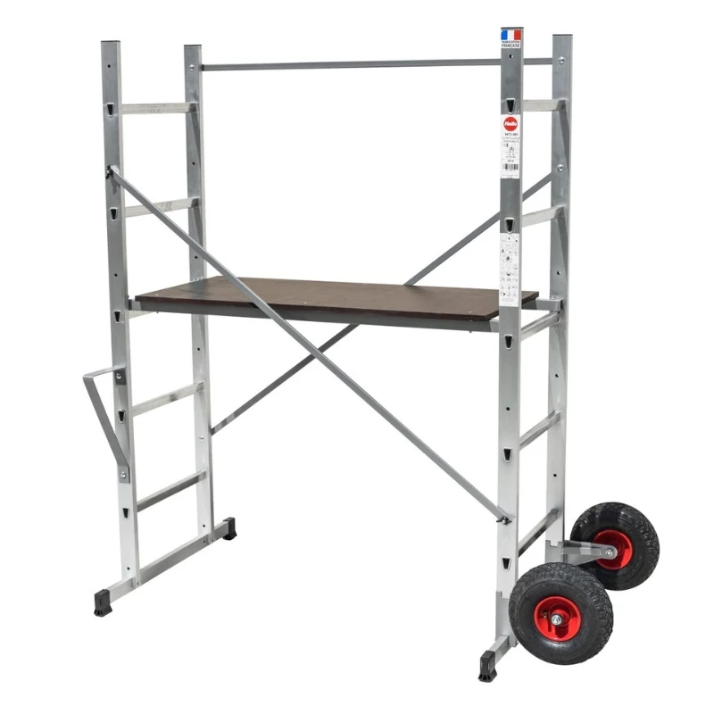 HAILO andamio HobbyStep H3 acero 2x5 peldaños plataforma de trabajo plegable