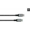 GoodConnections Cable USB 2.0 magnético en espiral 60W USB-C a USB-C, negro/blanco, 1m 2060-MT010SW