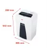 HSM SECURIO C18 trituradora de papel de corte en tiras 3,9 mm P-2 blanco/antracita