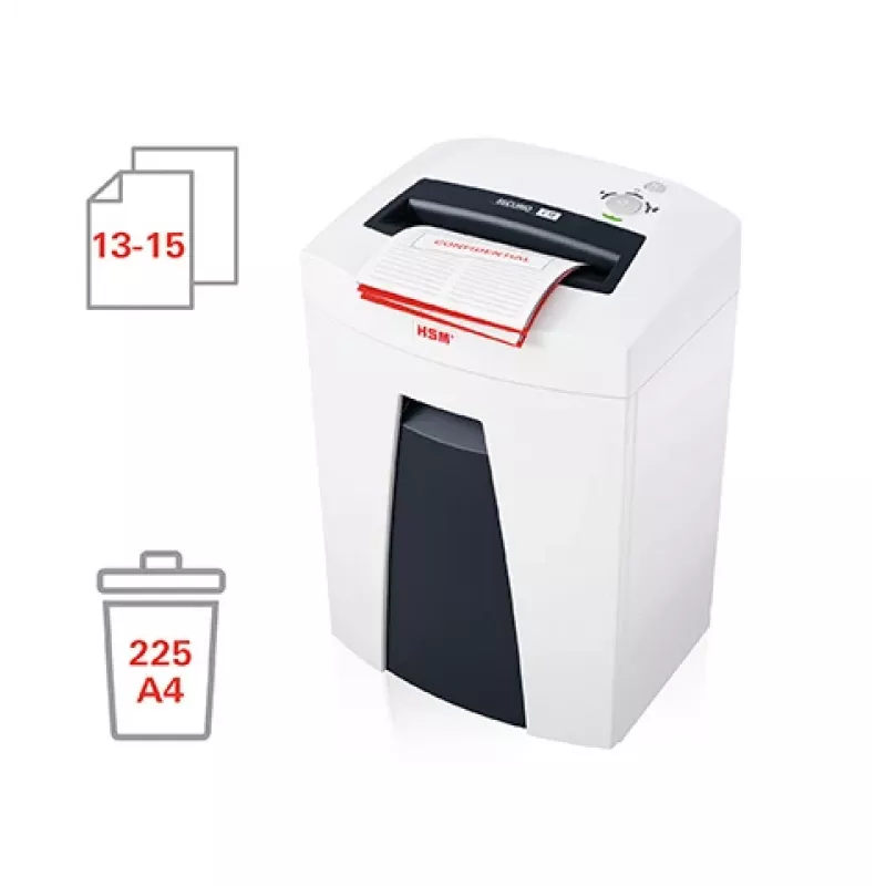 HSM SECURIO C18 trituradora de papel de corte en tiras 3,9 mm P-2 blanco/antracita
