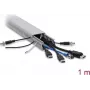Delock canaleta de cableado 50 x 30 mm, 1 m, gris (22131)