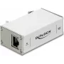 Delock protección contra sobretensiones de red RJ45 10G para montaje en carril DIN