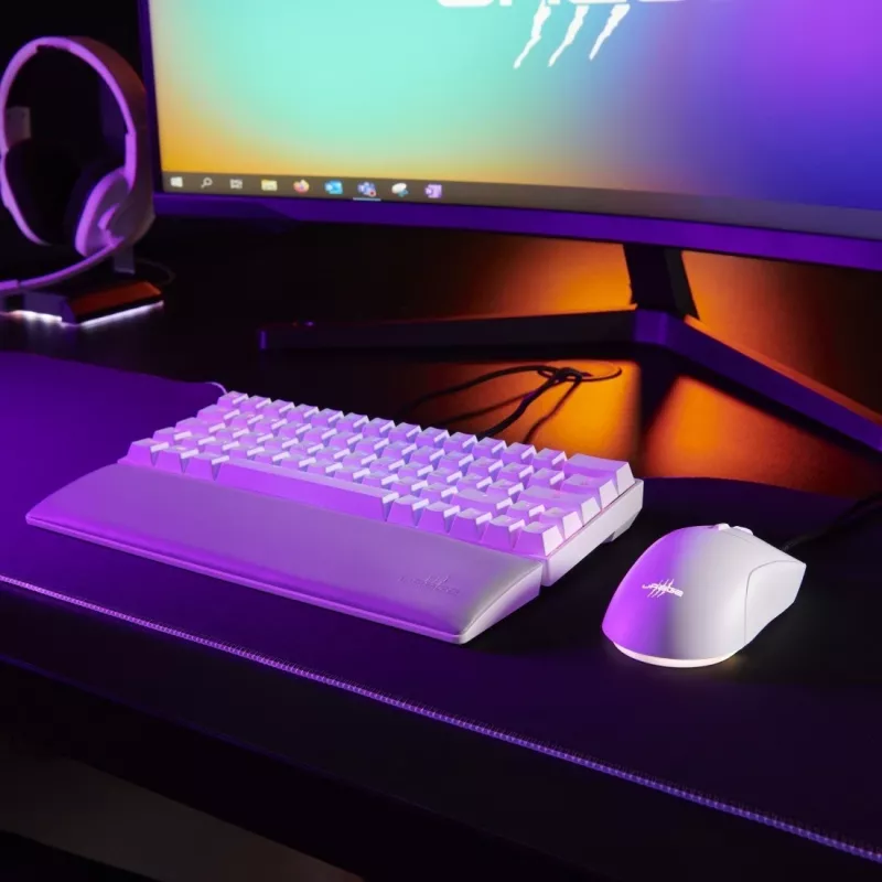 Hama uRage Reaper 250 ratón gaming, con cable, óptico, 6200 DPI, 6 botones, RGB, blanco