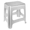 KEEEPER Maxi Max escalón, gris claro, 41 x 33,5 x 42,5 cm, carga 150 kg, antideslizante, apilable