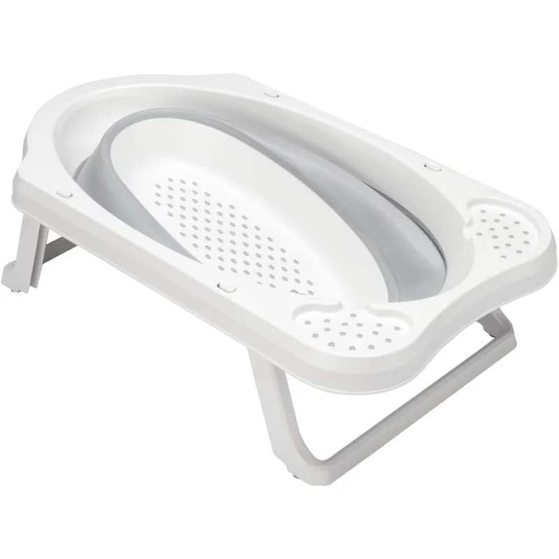 KEEEPER bañera plegable para bebé Maja Pure 48x82x23,5 cm gris