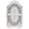 KEEEPER bañera plegable para bebé Maja Pure 48x82x23,5 cm gris
