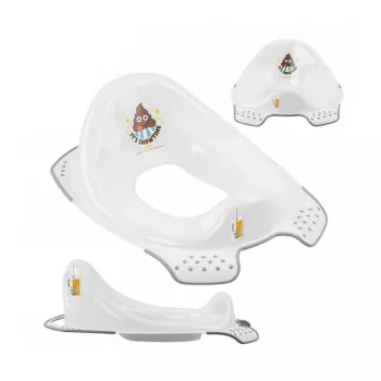 keeeper orinal con función antideslizante Ewa Emoji Showtime, blanco, 30x40x15 cm