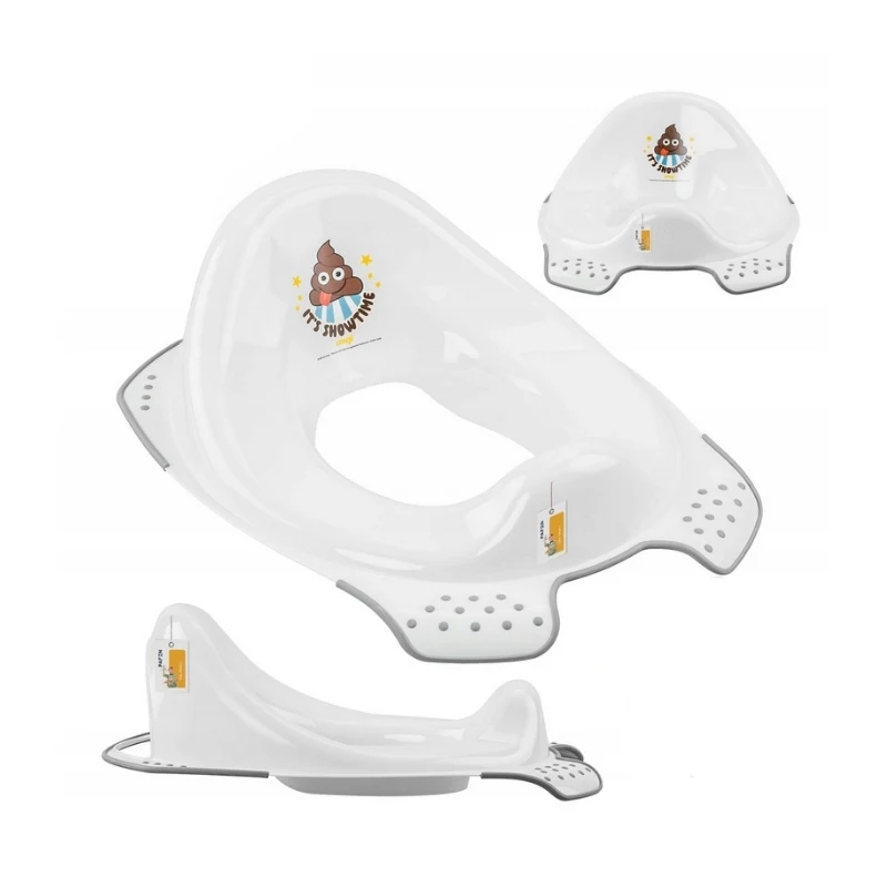 keeeper orinal con función antideslizante Ewa Emoji Showtime, blanco, 30x40x15 cm