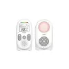 Chillax CB260 intercomunicador digital DECT para bebés con función de intercomunicación, sensor de temperatura, luz nocturna, canciones de cuna y alarma por vibración – blanco