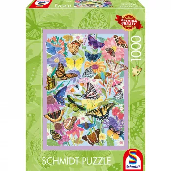 Schmidt Spiele Schmetterlingstreiben puzzle de 1000 piezas