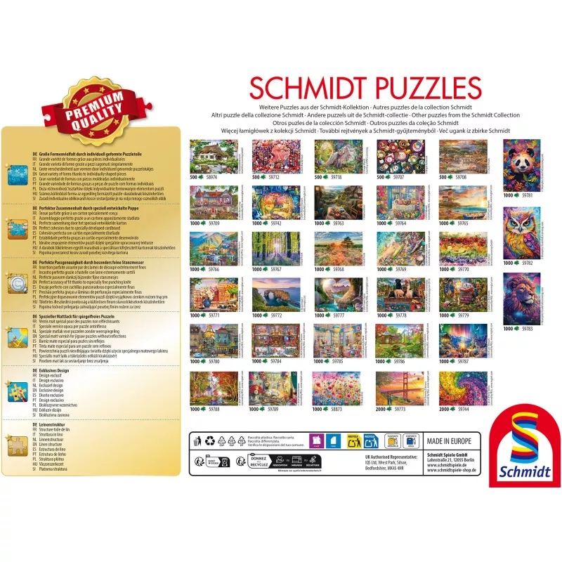 Schmidt Spiele Dornbusch Leuchtturm, Hiddensee puzzle de 1000 piezas