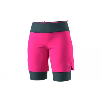 Salewa Dynafit Ultra 2/1 pantalón corto de running para mujer Pink Glo XS