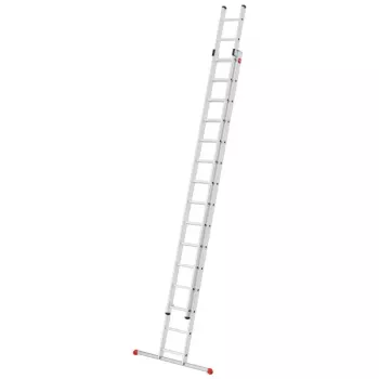 HAILO S80 ProfiStep duo escalera combinada, aluminio, 2x15 peldaños, carga máx. 150 kg