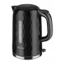 AMICA hervidor de agua KM3010 1,7L negro – hervidor inalámbrico de acero inoxidable 2200W con resistencia oculta, base 360°, apagado automático y protección contra funcionamiento en seco