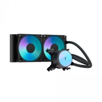 Refrigeración líquida para CPU todo en uno Fractal Design Radius 240 RGB negra