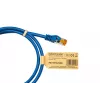 Cable de red RJ45 Cat.7 S/FTP Kabelmeister, funda TPE altamente flexible, libre de halógenos, azul, 0,25 m
