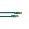 Cable de red Cat.7 S/FTP Kabelmeister, funda TPE, verde, 0,15 m