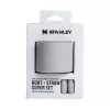 STANLEY Set de 2 fundas protectoras y tapones para pajita para vaso térmico 0,89L/0,59L The Quencher Boot + Straw Topper gris claro