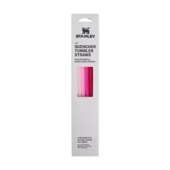 STANLEY Set de pajitas 4 uds. para The Quencher Travel Tumbler 1,18L rosa