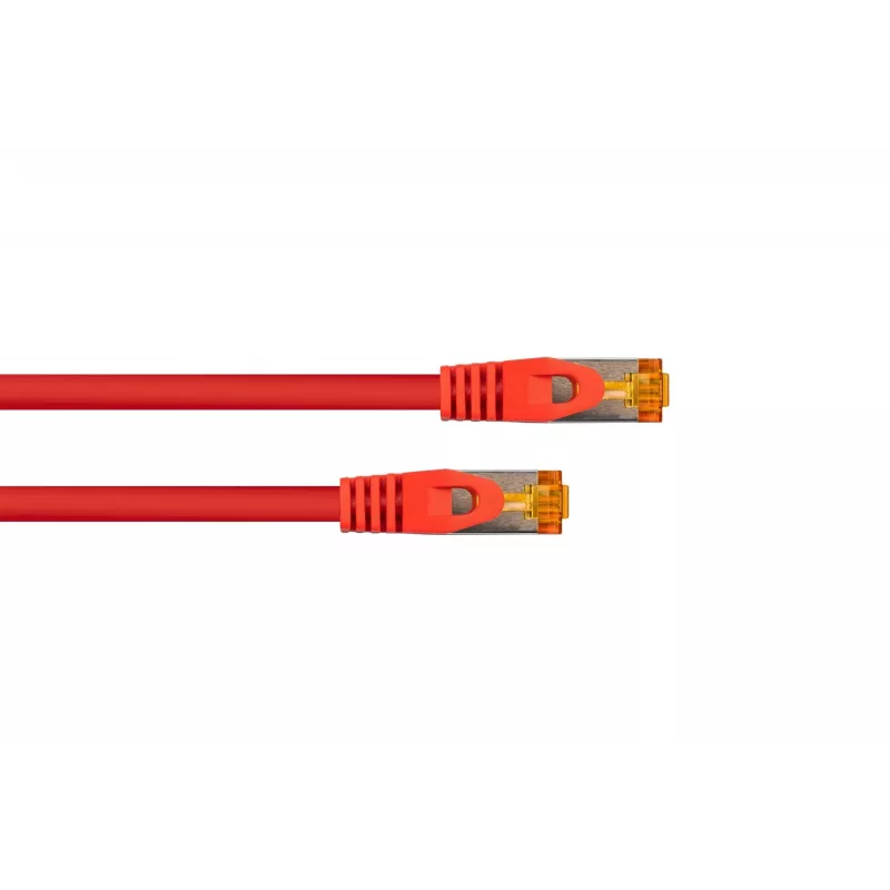 Cable de red Cat.7 S/FTP KABELMEISTER, RJ45, TPE, rojo, 1,5 m