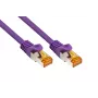 Kabelmeister Cable de red Cat.7 S/FTP, funda TPE, libre de halógenos, violeta, 15 m