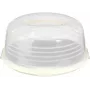 CURVER Fiambrera redonda para tarta Ø34,7x15,6 cm crema