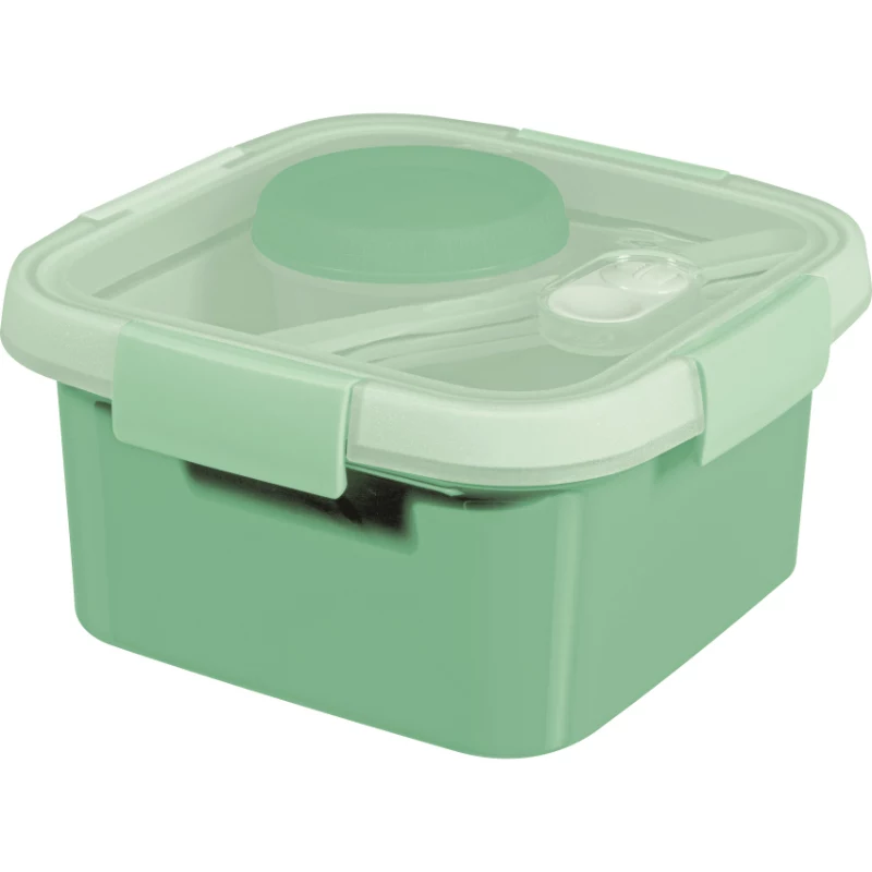 CURVER Lunch Kit Square 1,1L Smart To Go Mix Fiambrera