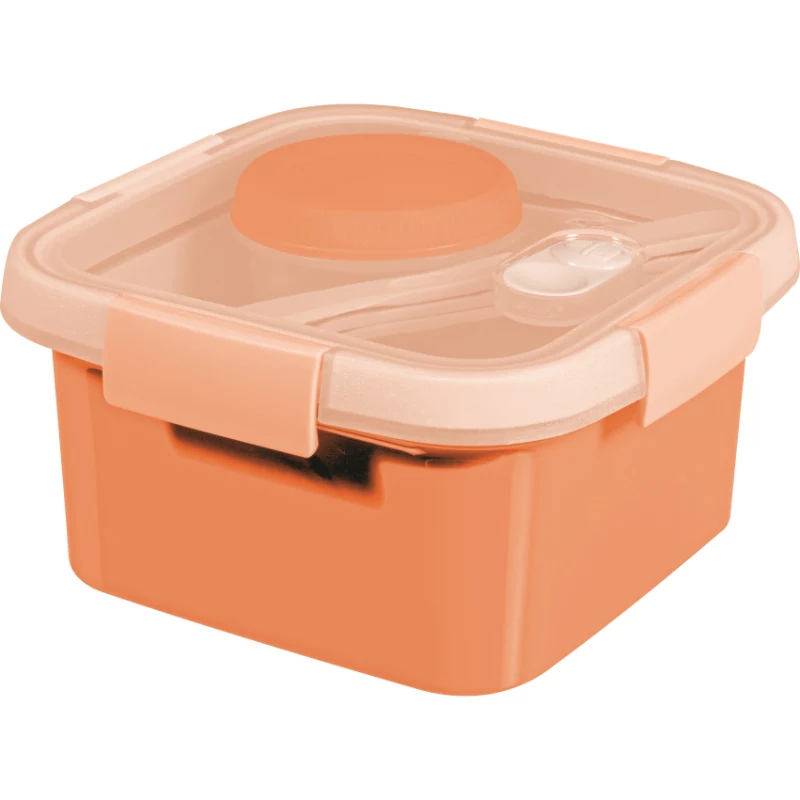 CURVER Lunch Kit Square 1,1L Smart To Go Mix Fiambrera
