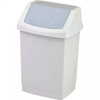 Curver Click-it Cubo de basura de pedal 15L gris