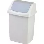 Curver Click-it Cubo de basura de pedal 15L gris