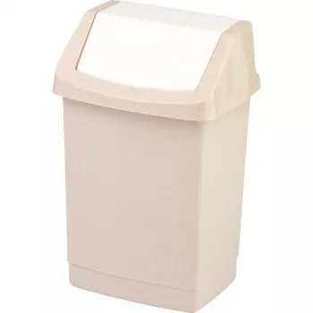 CURVER Click-it Cubo de basura de pedal 25L beige 32,5x26,5x50,5cm