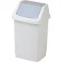 CURVER Click-It Cubo de basura 9L gris 22,9x18,9x38,1cm