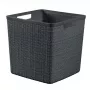 CURVER Cesta Jute Cuadrada 17L 28x28x27cm Gris oscuro