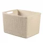 CURVER Cesta Jute L 20L 36x28x23cm Crema