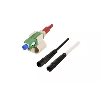 METZ CONNECT 1509QKEA0010-E SC OS2 Conector de campo monomodo verde, pack de 10