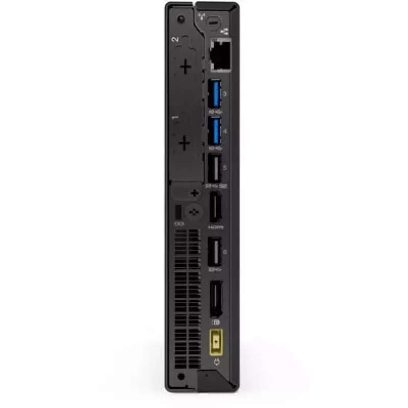 Lenovo ThinkCentre M720q Tiny PC de sobremesa reacondicionado - Intel Core i5-8500T, 8GB DDR4, 256GB SSD NVMe, Windows 11 Pro, Wi-Fi 5, Bluetooth 5.0, Gigabit Ethernet, 1x USB-C, 5x USB-A, 2x DisplayPort, 1x HDMI