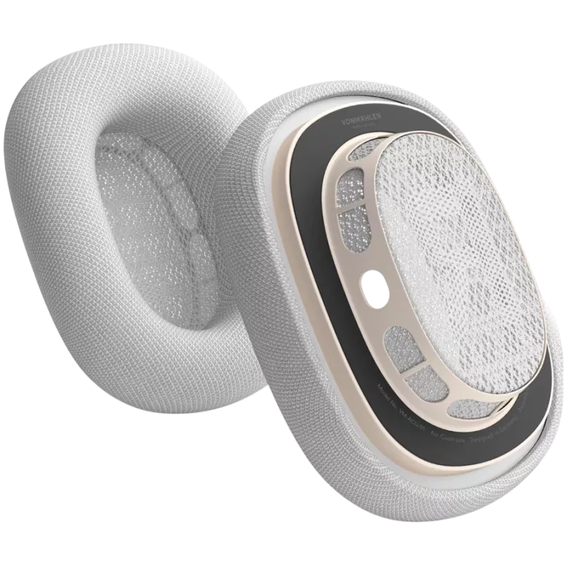 VONMÄHLEN Almohadillas para AirPods Max, Gris claro